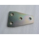 353/02379 Bracket, Plate Flat D Shape 138x90mm 1358 ZPY